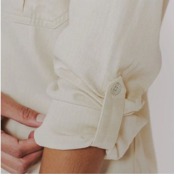 The Normal Brand | Ivory Overshirt Jacket | Size M | NWT - Picture 4 of 16